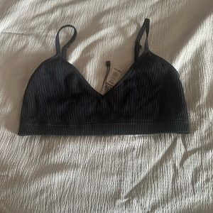 Black Garage cropped tank top